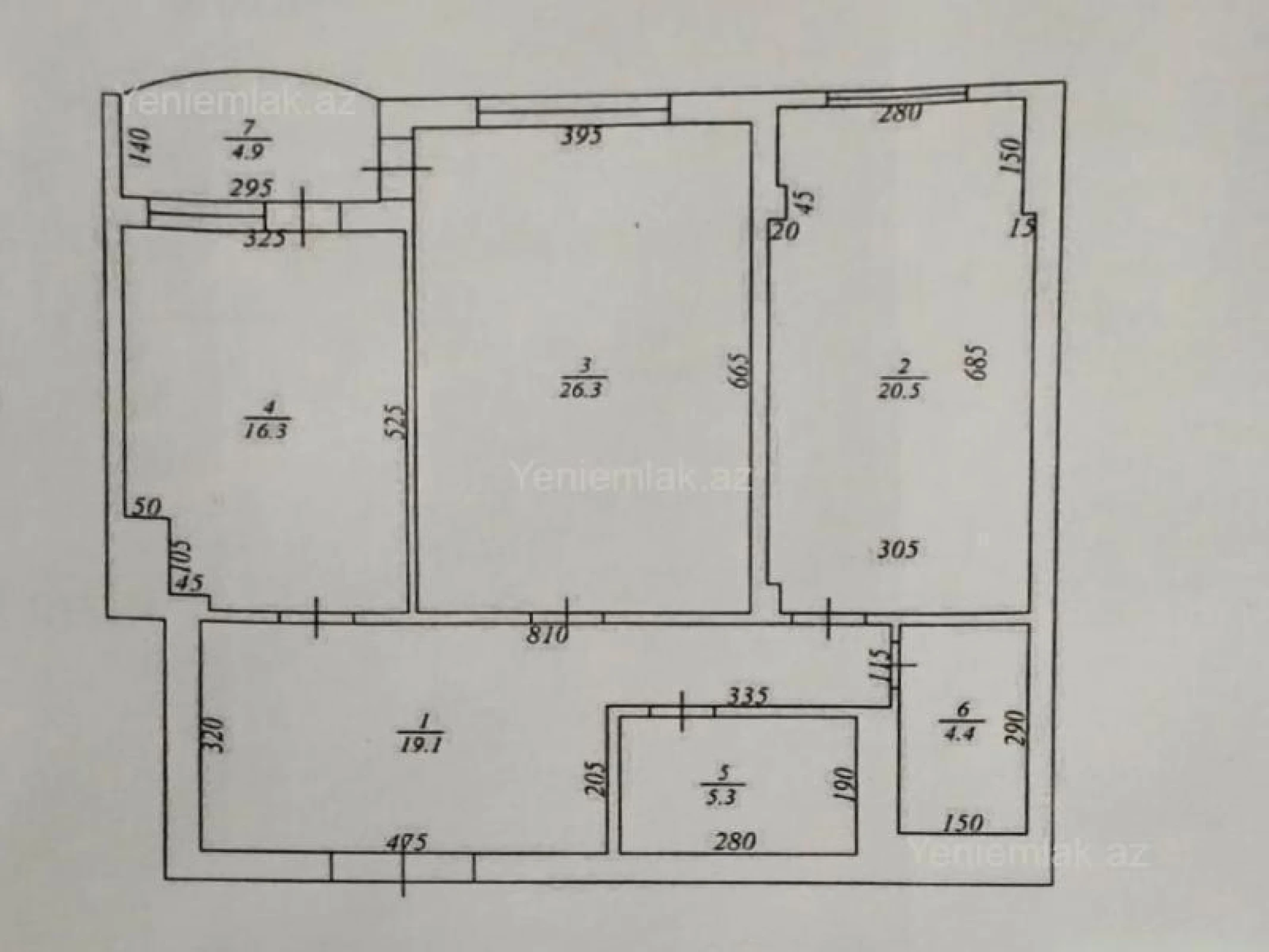 Satılır 2 otaqlı yeni tikili 107 m²