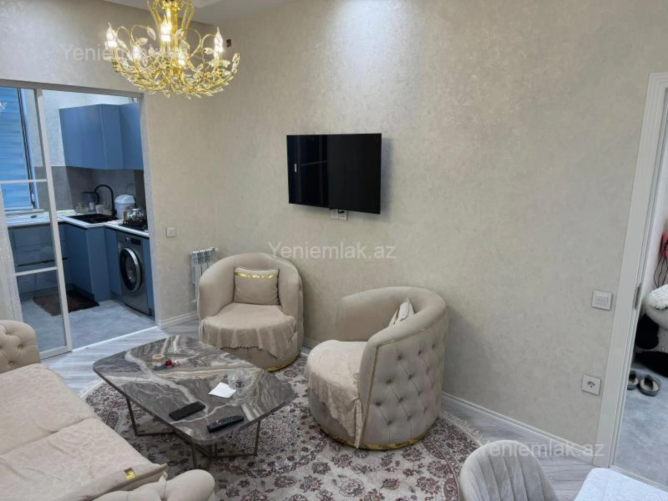 Satılır 2 otaqlı yeni tikili 55 m²