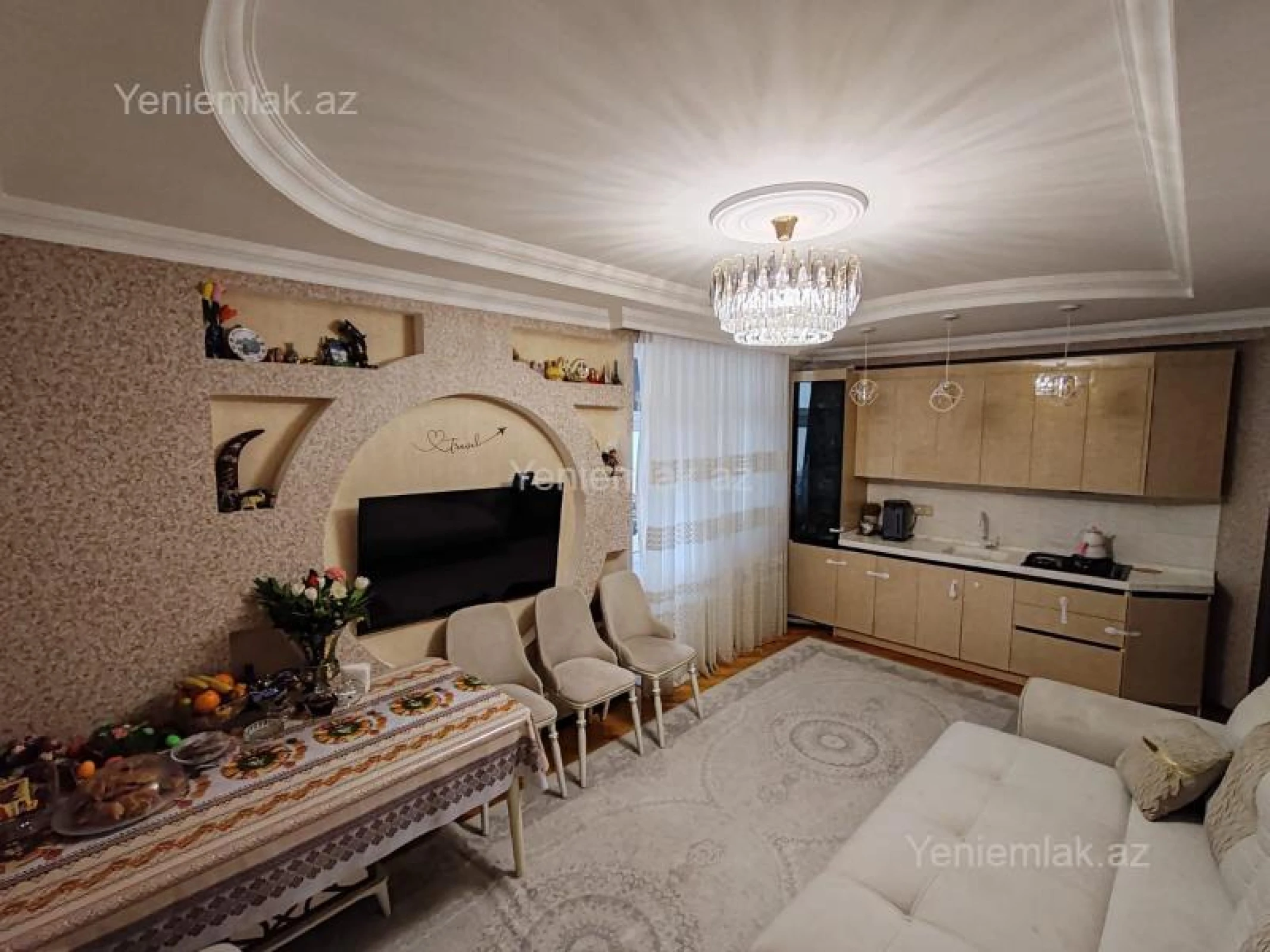 Satılır 2 otaqlı yeni tikili 59 m²