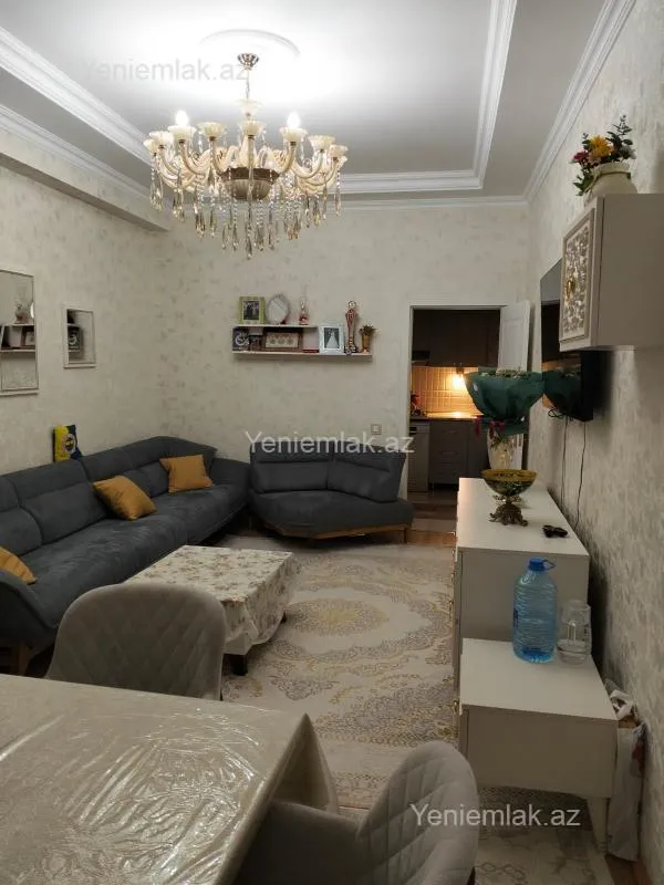 Satılır 2 otaqlı yeni tikili 55 m²