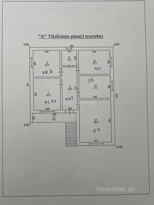 Satılır 4 otaqlı həyət evi 160 m²