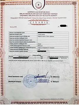 Satılır torpaq sahəsi