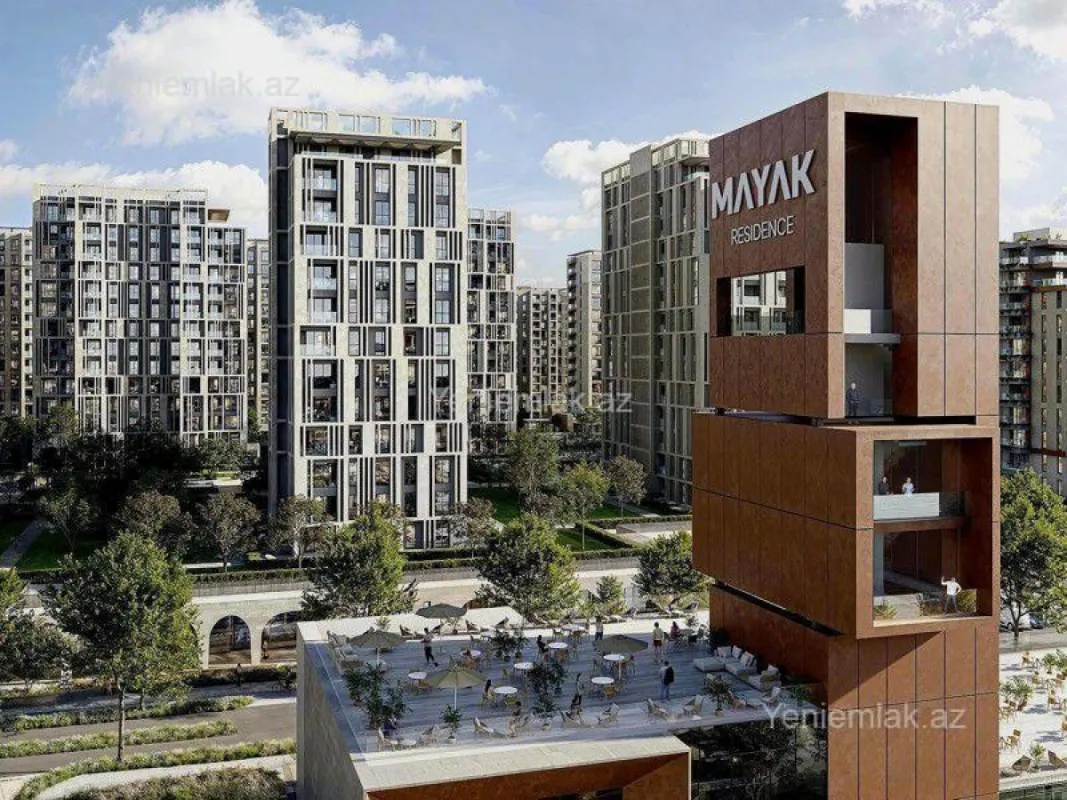 Satılır 2 otaqlı yeni tikili 52.3 m²