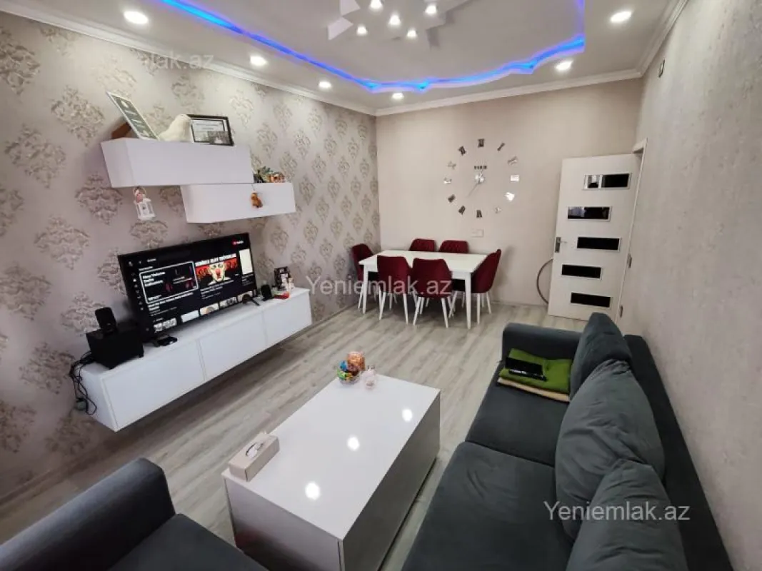 Satılır 2 otaqlı yeni tikili 56 m²