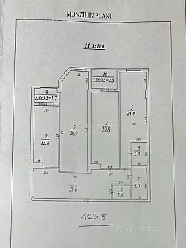 Satılır 3 otaqlı yeni tikili 130 m²
