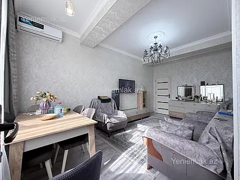 Satılır 2 otaqlı yeni tikili 60 m²