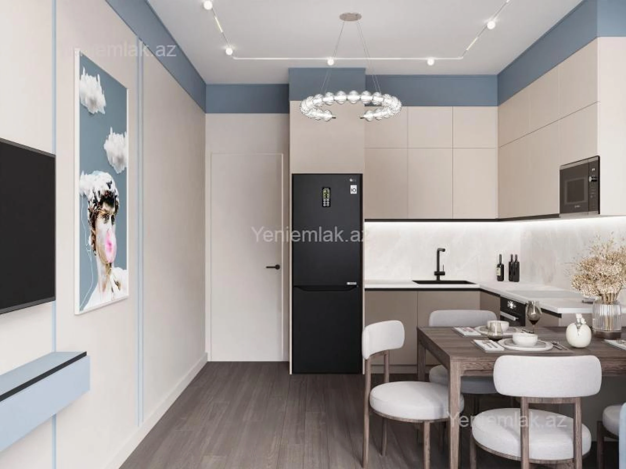 Satılır 2 otaqlı yeni tikili 55 m²