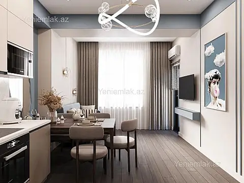 Satılır 2 otaqlı yeni tikili 55 m²