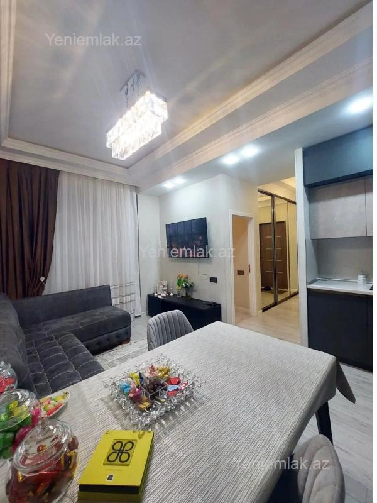 Satılır 2 otaqlı yeni tikili 57 m²