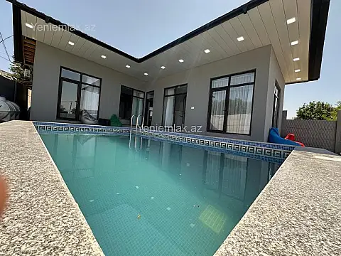 Satılır 4 otaqlı həyət evi 94 m² — Qəbələ 4 otaq 94.00 m²