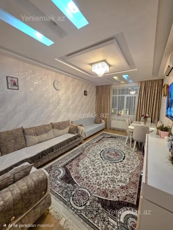 Satılır 2 otaqlı yeni tikili 60 m²
