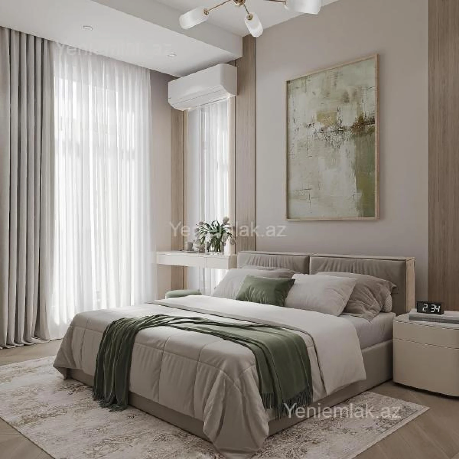 Satılır 2 otaqlı yeni tikili 69 m²