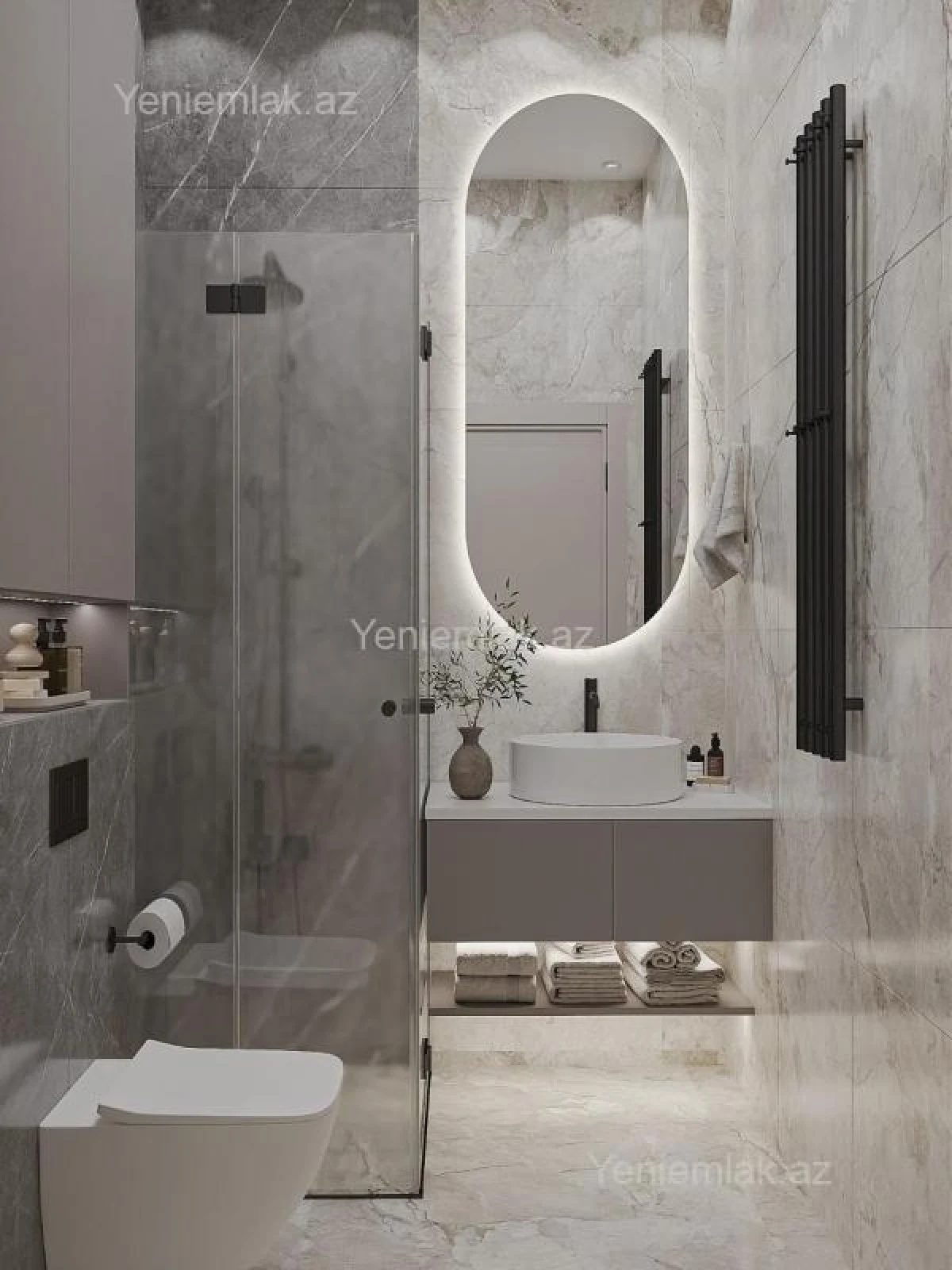 Satılır 2 otaqlı yeni tikili 69 m²