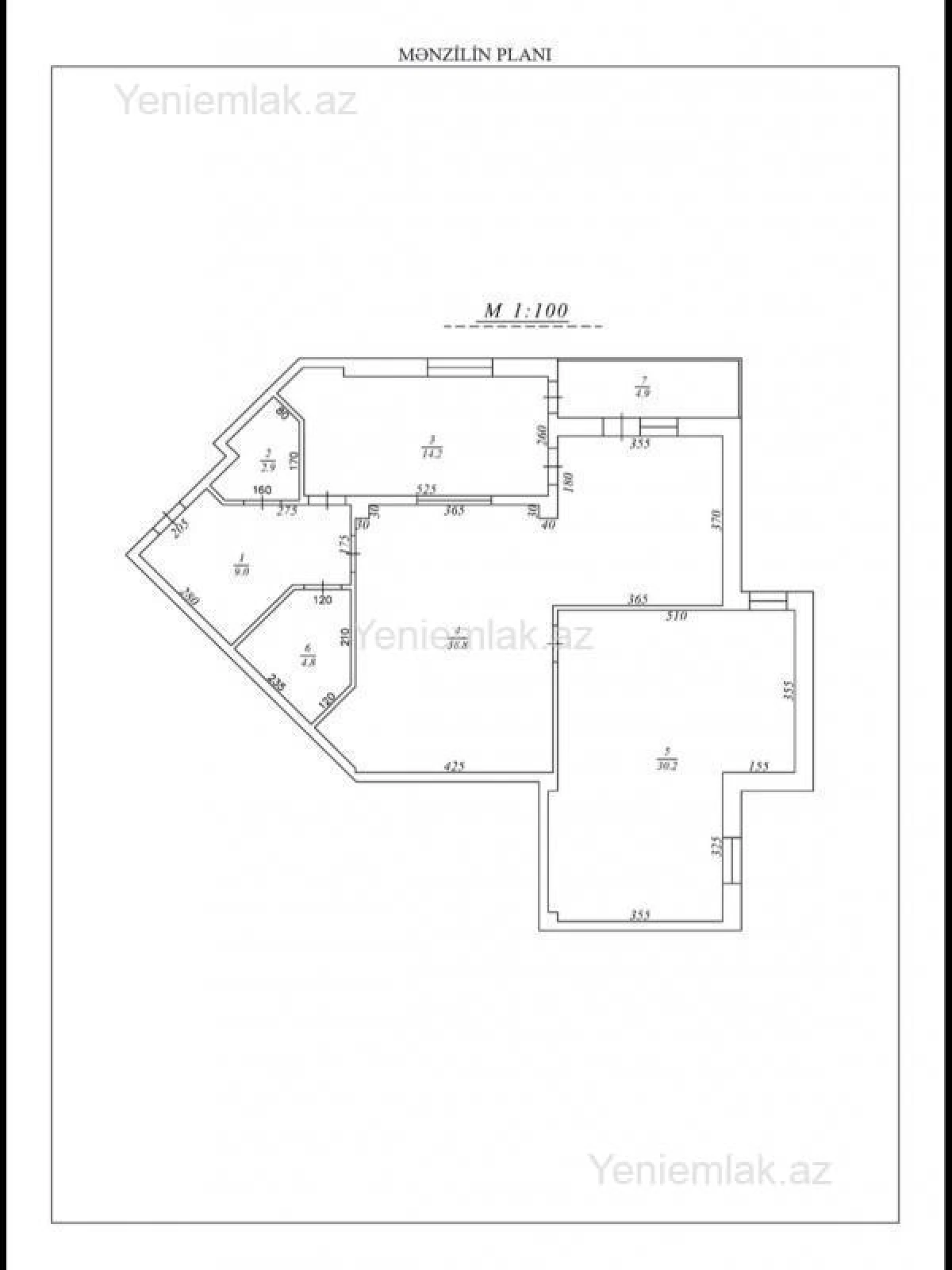 Satılır 3 otaqlı yeni tikili 108 m²