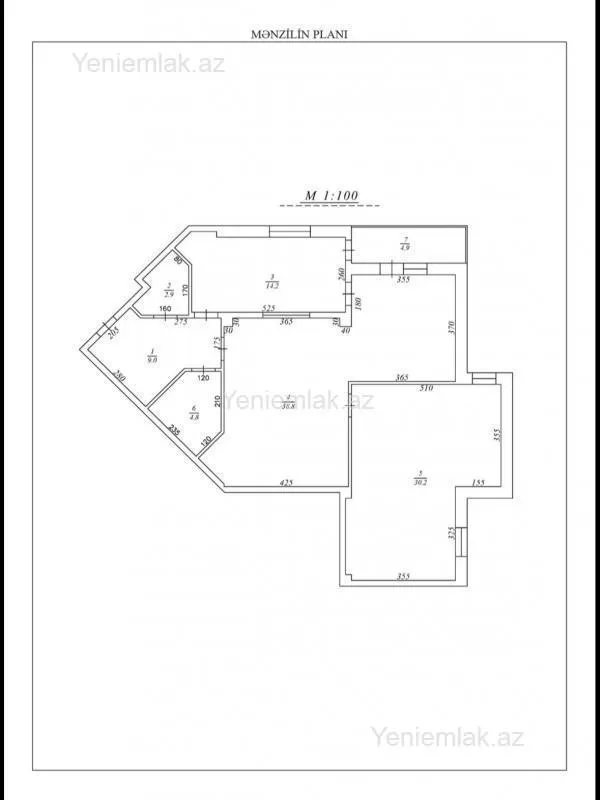 Satılır 3 otaqlı yeni tikili 108 m²