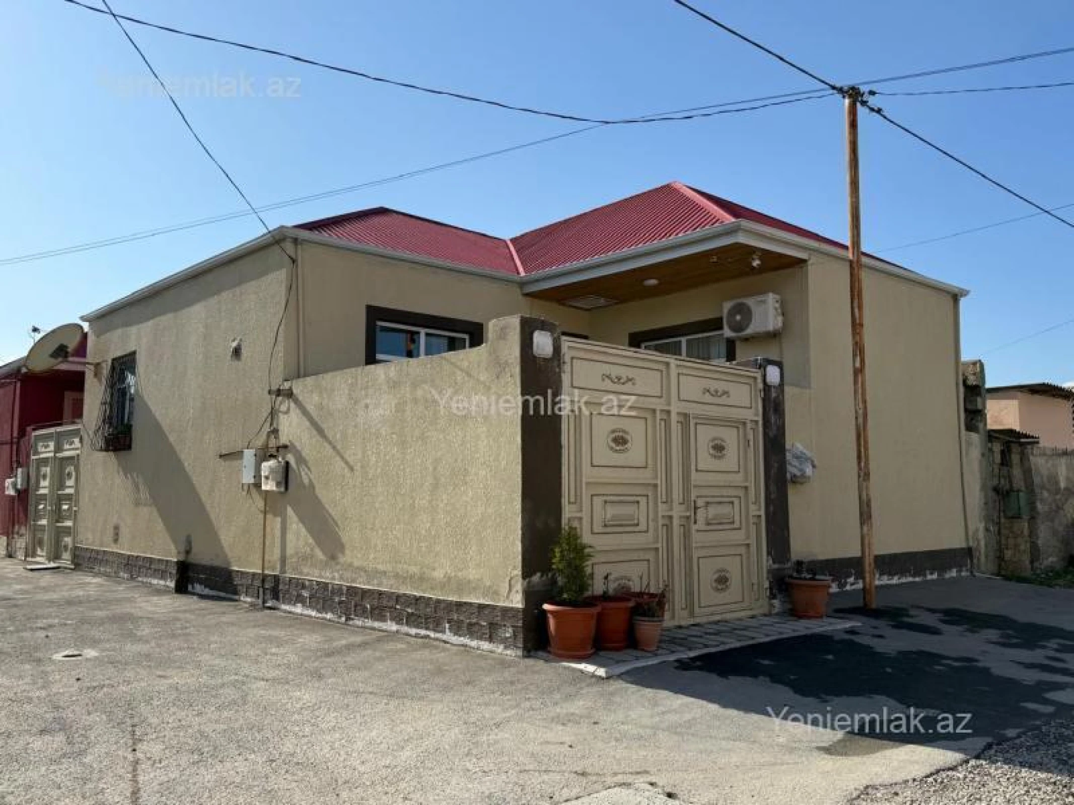Satılır 3 otaqlı həyət evi 80 m²