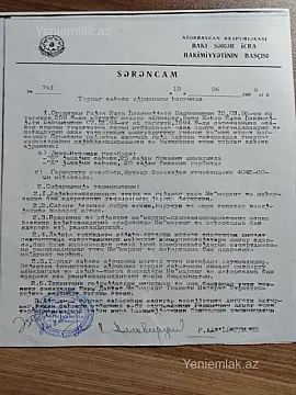 Satılır torpaq sahəsi