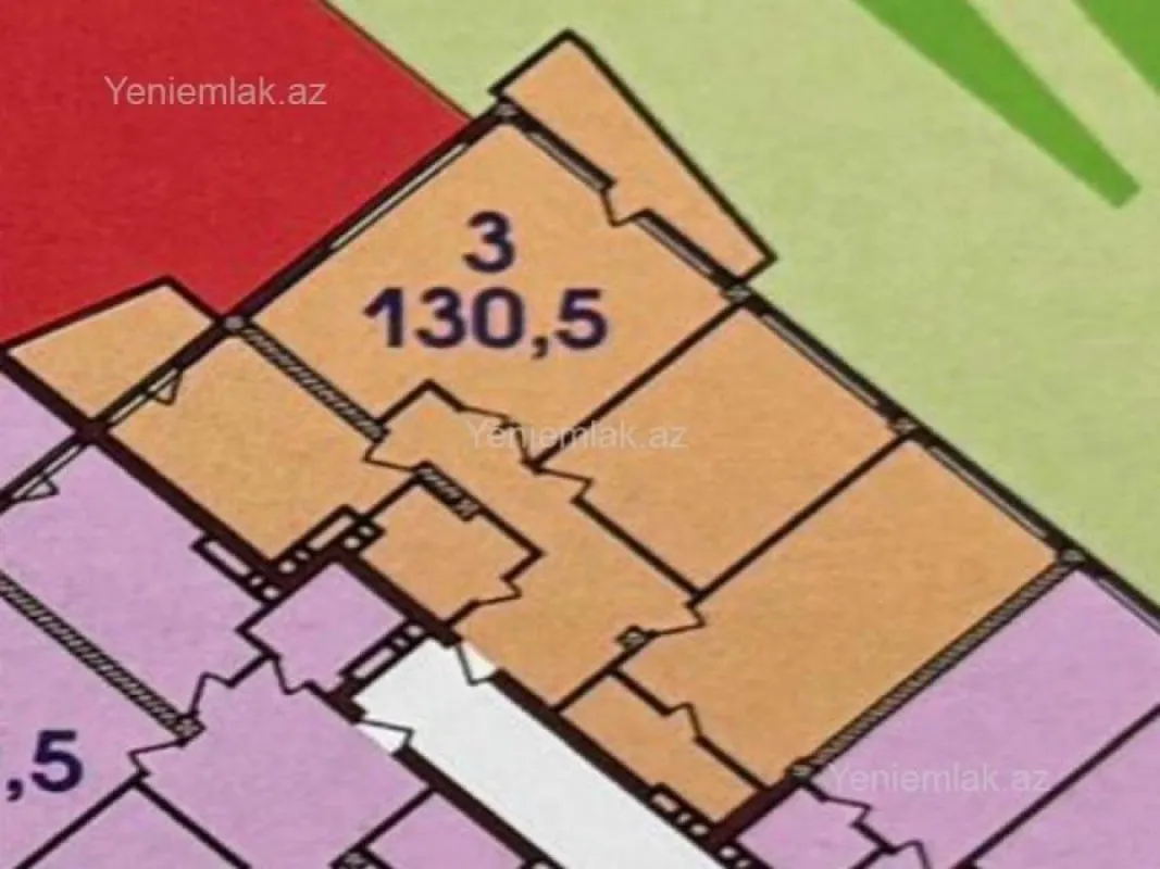 Satılır 3 otaqlı yeni tikili 131 m²