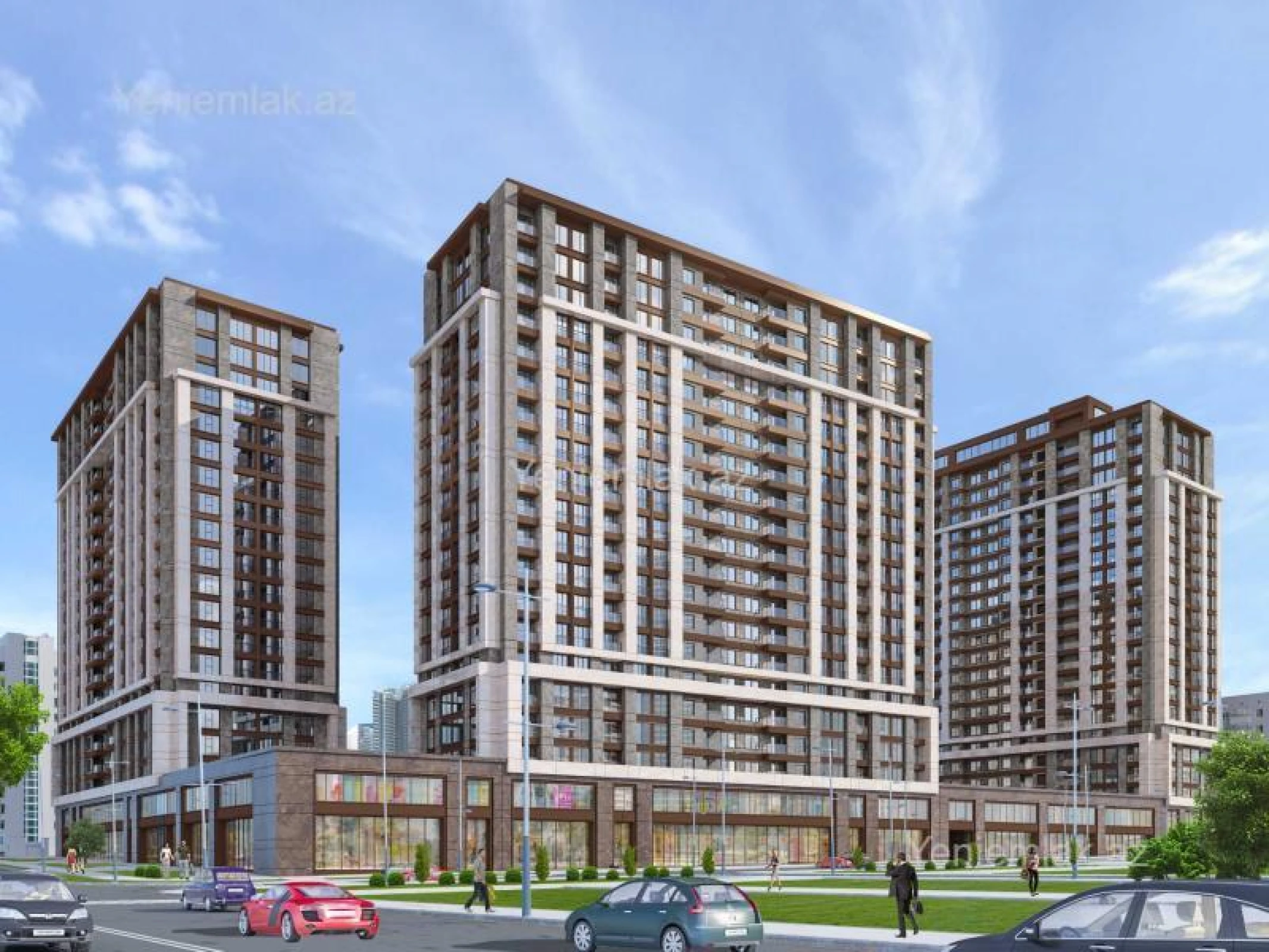 Satılır 3 otaqlı yeni tikili 92 m²