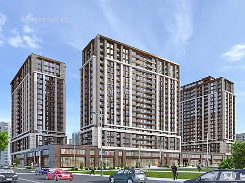 Satılır 3 otaqlı yeni tikili 92 m² — Bakı, Xətai 3 otaq 92.00 m²