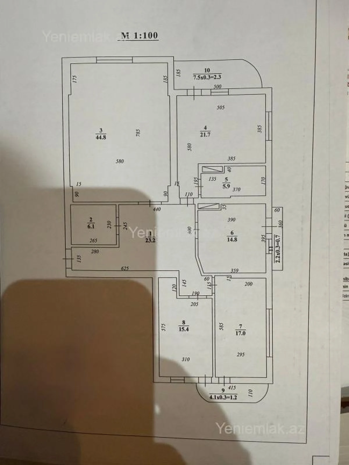 Satılır 4 otaqlı yeni tikili 200 m²
