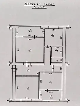 Satılır 3 otaqlı köhnə tikili 80 m²
