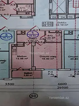 Satılır 1 otaqlı yeni tikili 48.86 m²