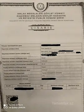 Satılır torpaq sahəsi