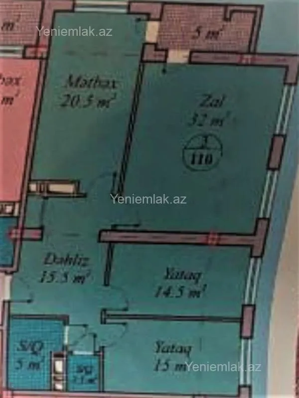 Satılır 3 otaqlı yeni tikili 110 m²