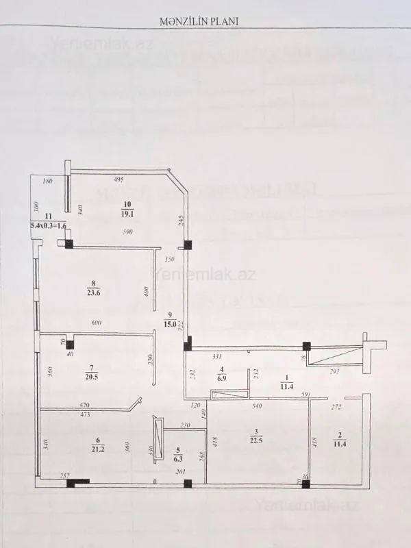 Satılır 4 otaqlı yeni tikili 175 m²