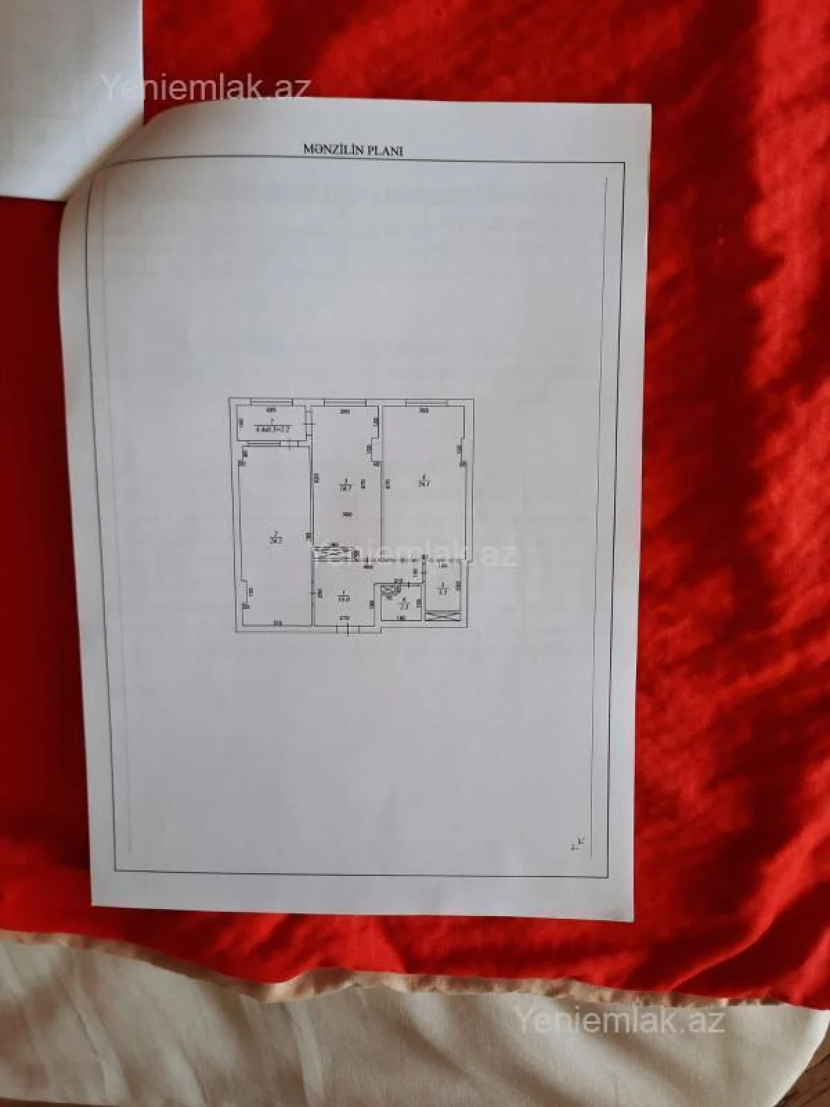Satılır 2 otaqlı yeni tikili 100 m²