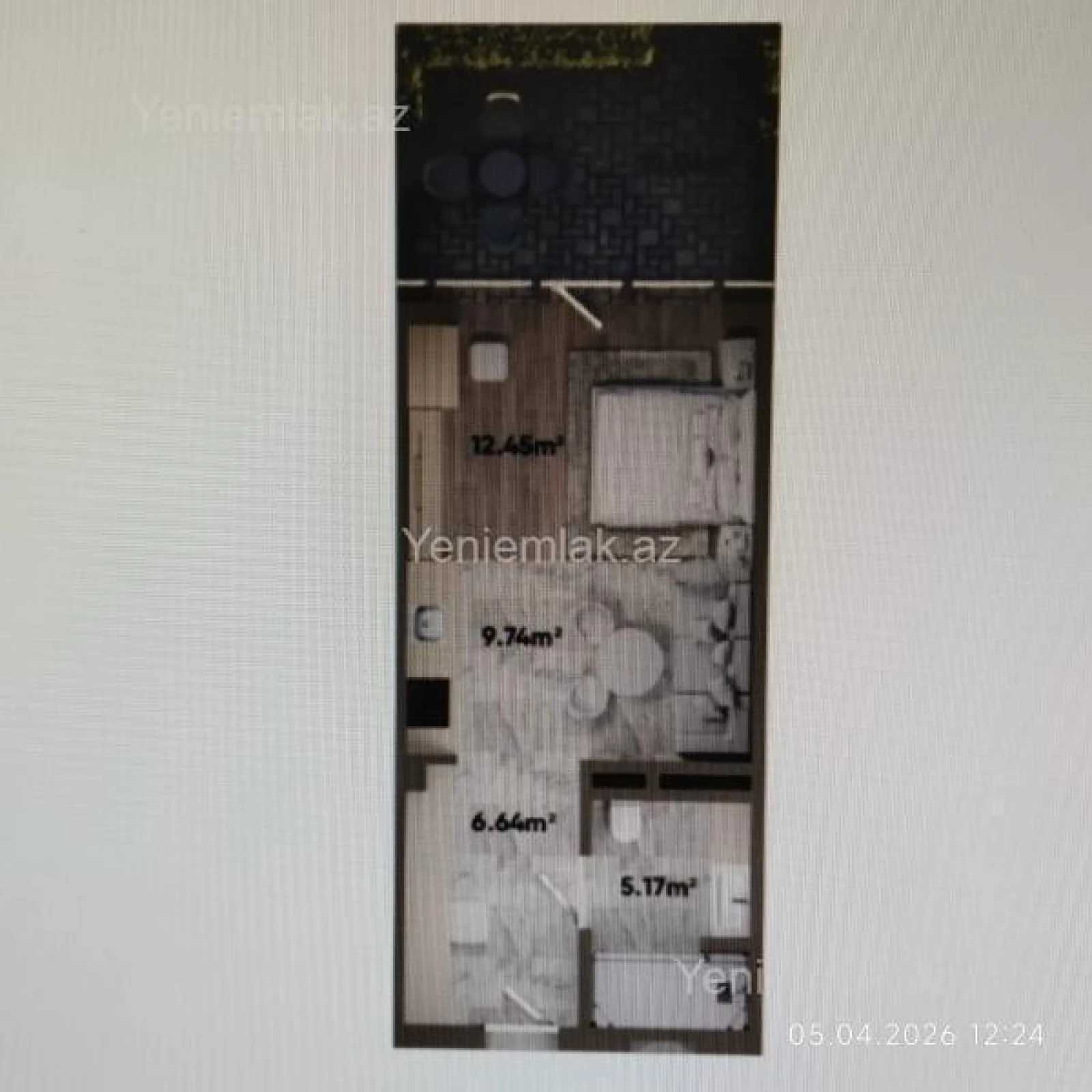 Satılır 1 otaqlı yeni tikili 51.8 m²