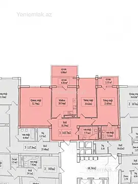 Satılır 3 otaqlı yeni tikili 145 m²