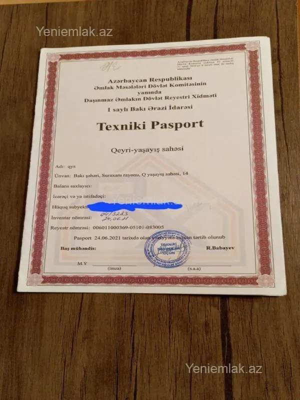 Satılır 4 otaqlı obyekt 100 m²