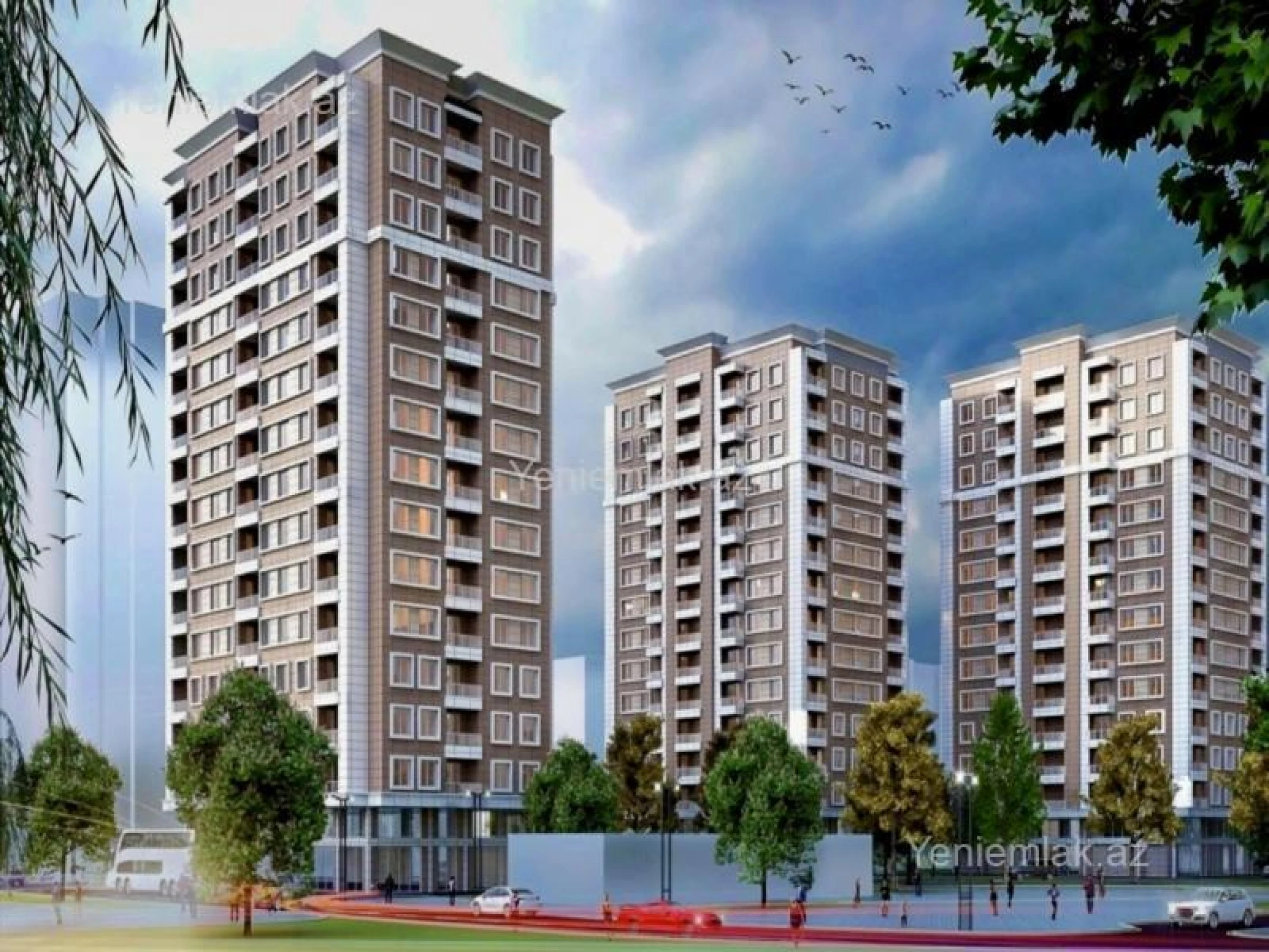 Satılır 3 otaqlı yeni tikili 125 m²