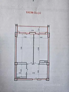Satılır 2 otaqlı yeni tikili 72 m²
