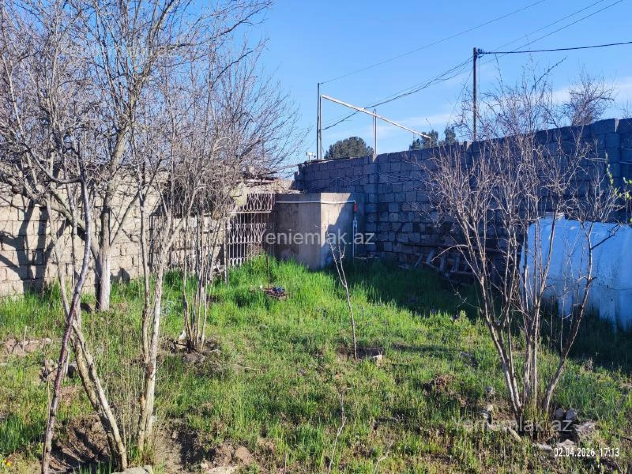 Satılır 3 otaqlı həyət evi 45 m²