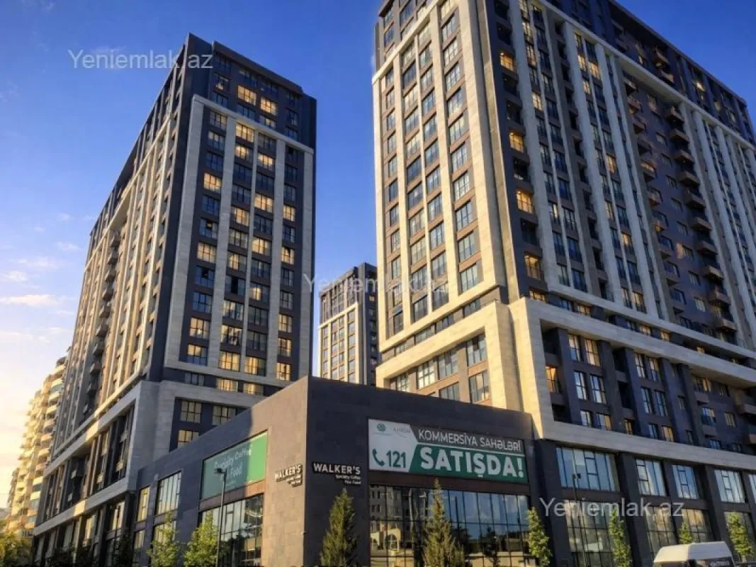 Satılır 2 otaqlı yeni tikili 65 m²