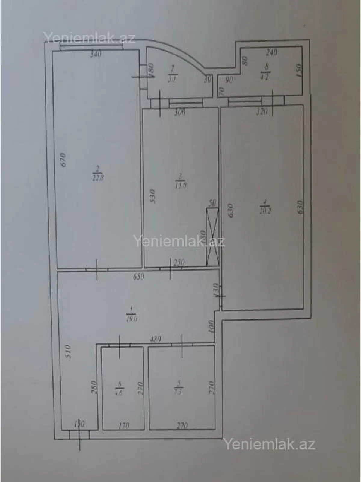 Satılır 3 otaqlı yeni tikili 102 m²