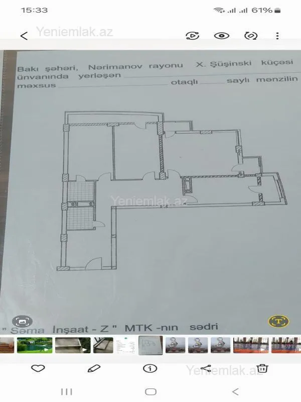 Satılır 3 otaqlı yeni tikili 154 m²