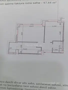 Satılır 2 otaqlı yeni tikili 56 m²