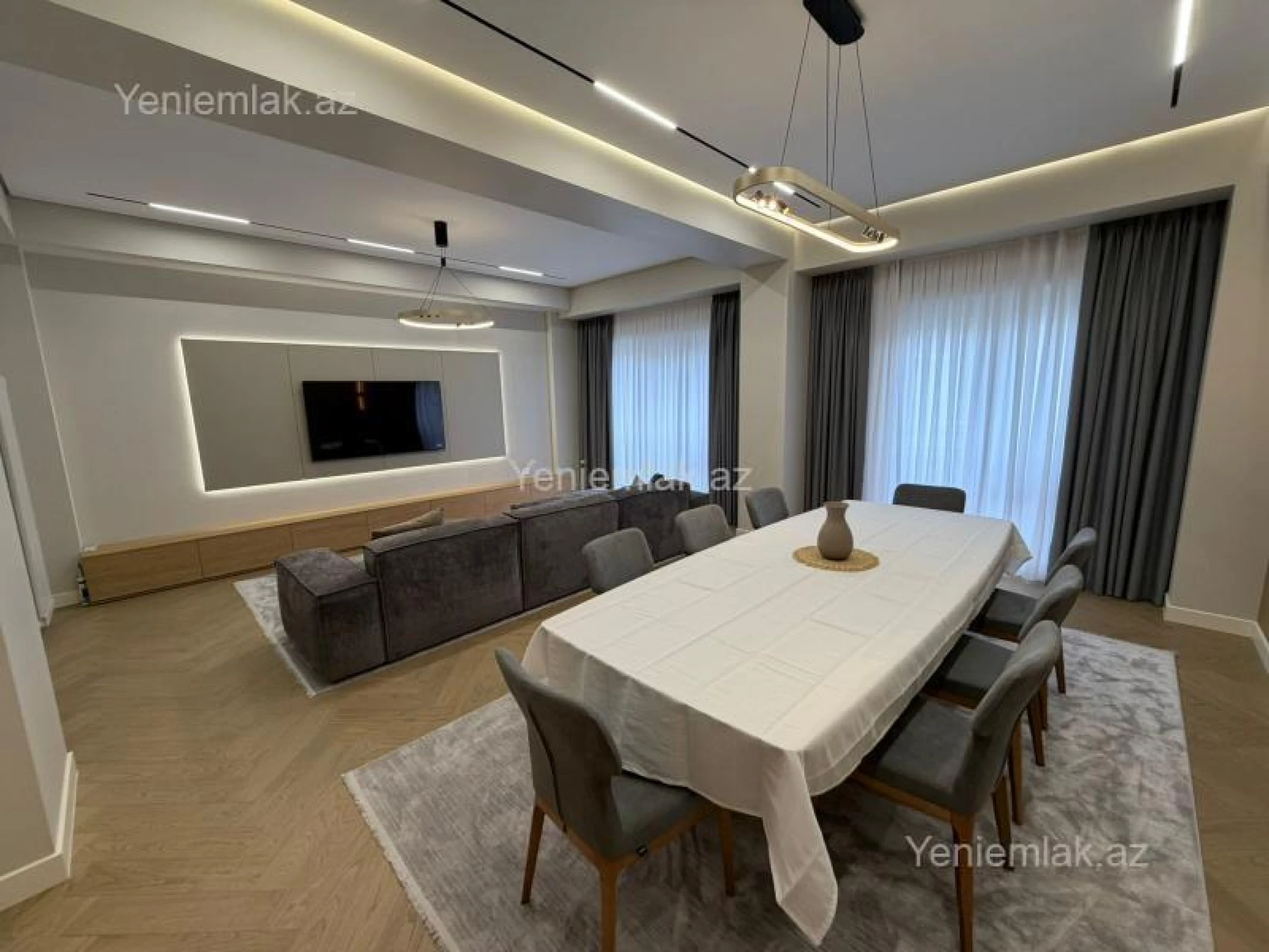 Kirayə verilir 5 otaqlı yeni tikili 195 m²