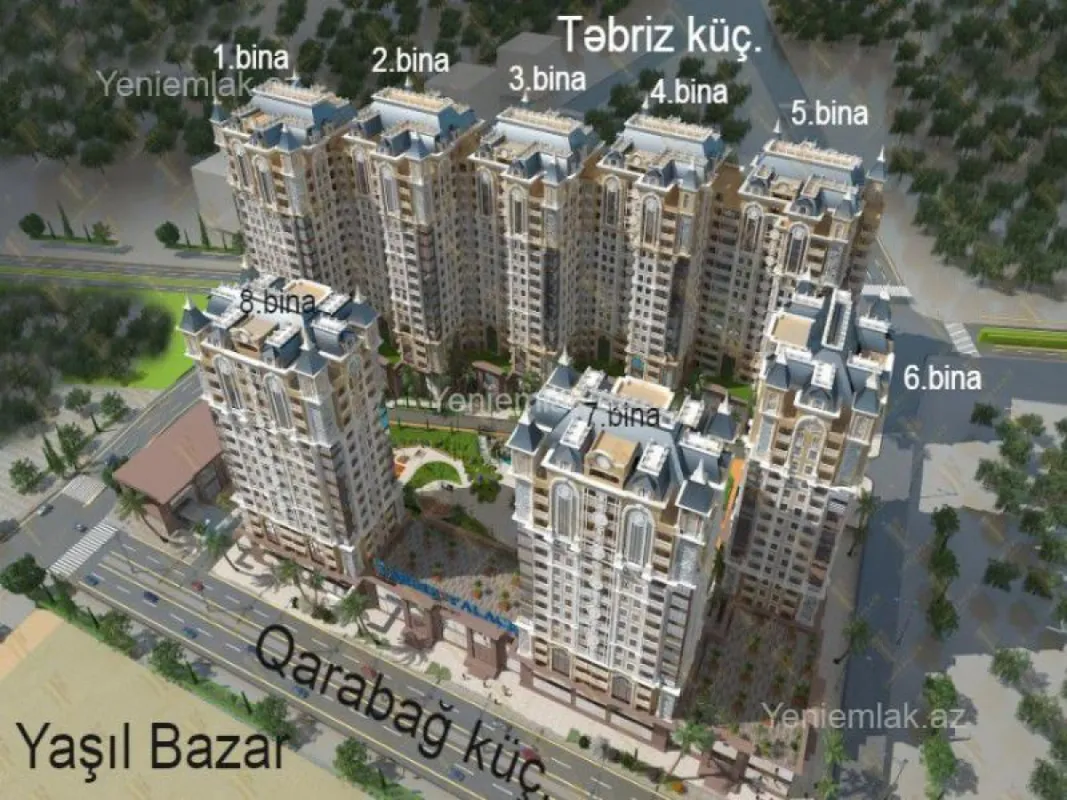 Satılır 3 otaqlı yeni tikili 112 m²
