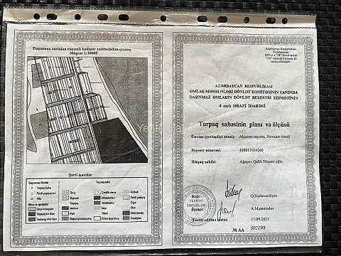 Satılır torpaq sahəsi