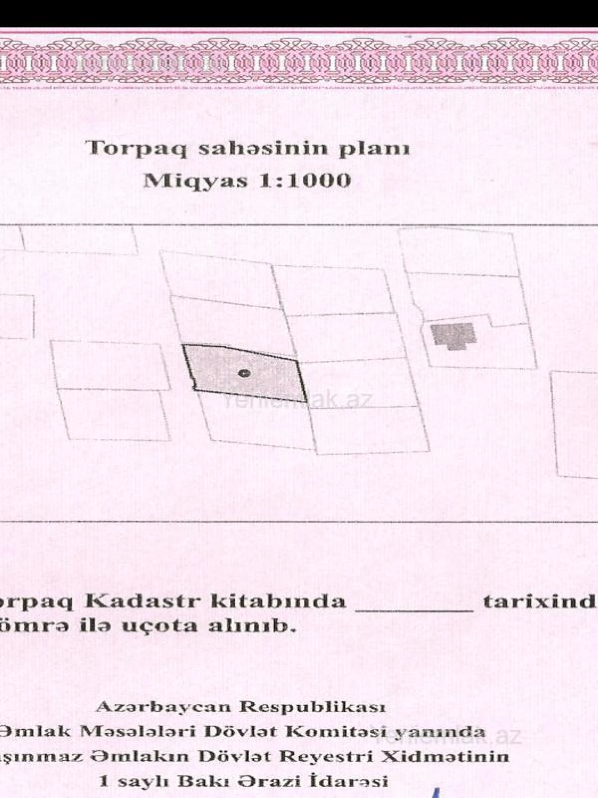 Satılır torpaq sahəsi