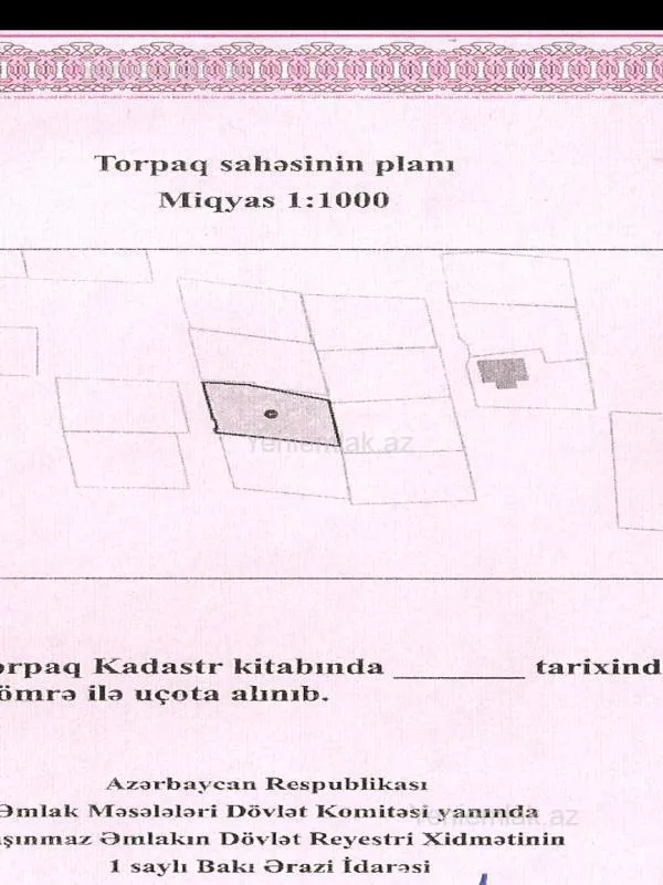 Satılır torpaq sahəsi