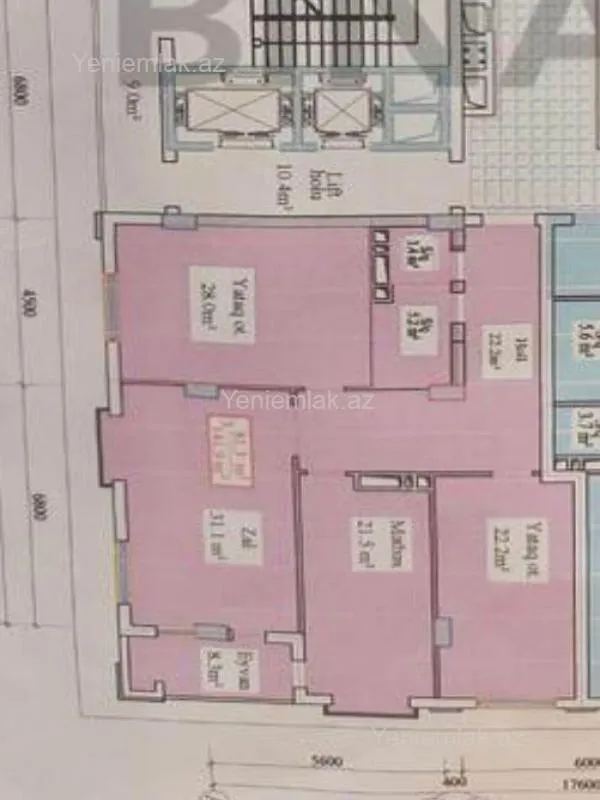 Satılır 3 otaqlı yeni tikili 142 m²