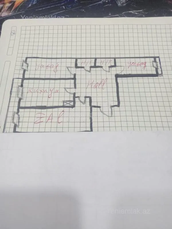 Satılır 3 otaqlı yeni tikili 120 m²