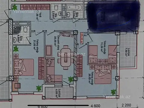 Satılır 3 otaqlı yeni tikili 110 m² — Bakı, Nizami 3 otaq 110.00 m²