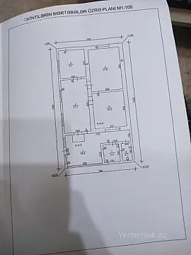 Satılır 4 otaqlı həyət evi 81.2 m²